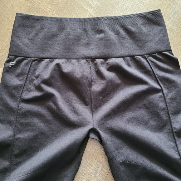 Fabletics Black High Waist Seamless Perforated Mesh Leggings Size L - Picture 5 of 10